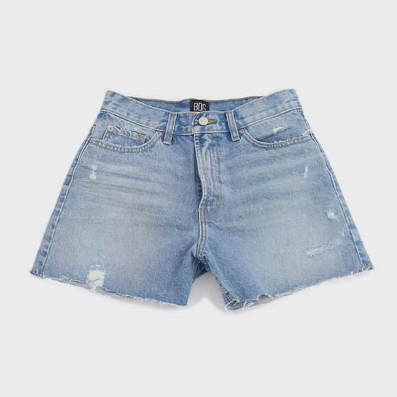 NWT Urban Outfitters BDG A-Line Denim Cutoff Short, Medium Wash, Size 24 - Picture 5 of 7